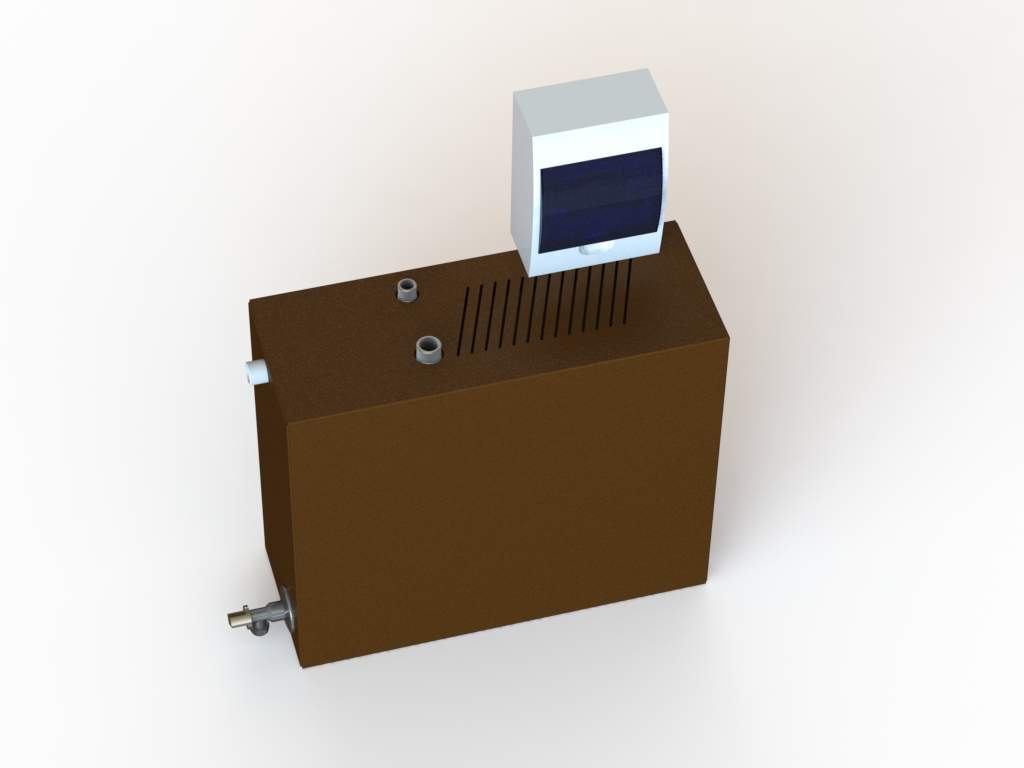 Парогенератор проточный "EVRO", 9 кВт, 47.5x18.5x40.5 см (рис.3)